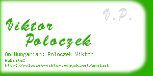 viktor poloczek business card